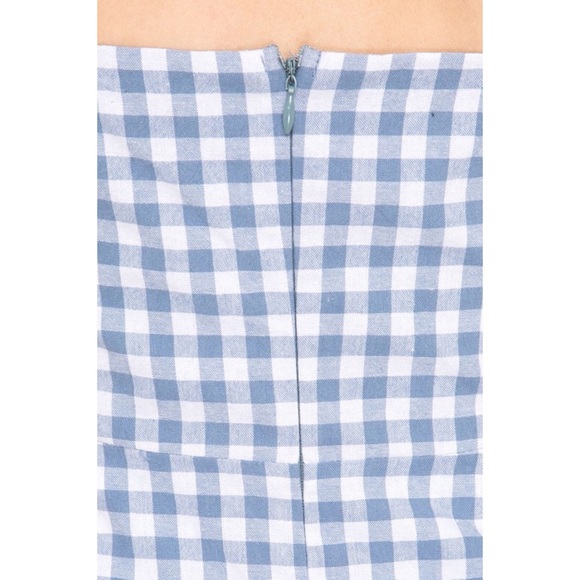 Gingham Print Dress - Picture 5 of 5